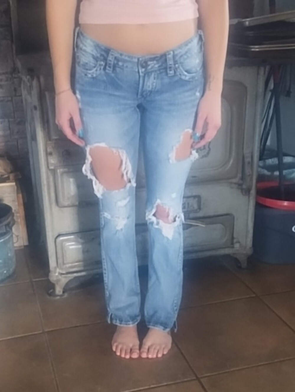 Silver Jeans 28 Women's Light Blue Denim Jeans